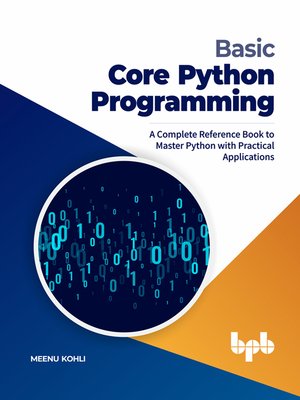 Basic Core Python Programming - ebook